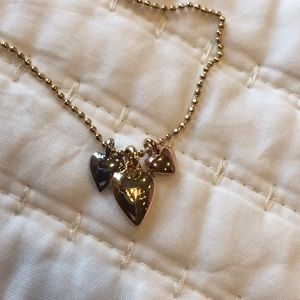 NEW Vera Bradley Three Heart Necklace